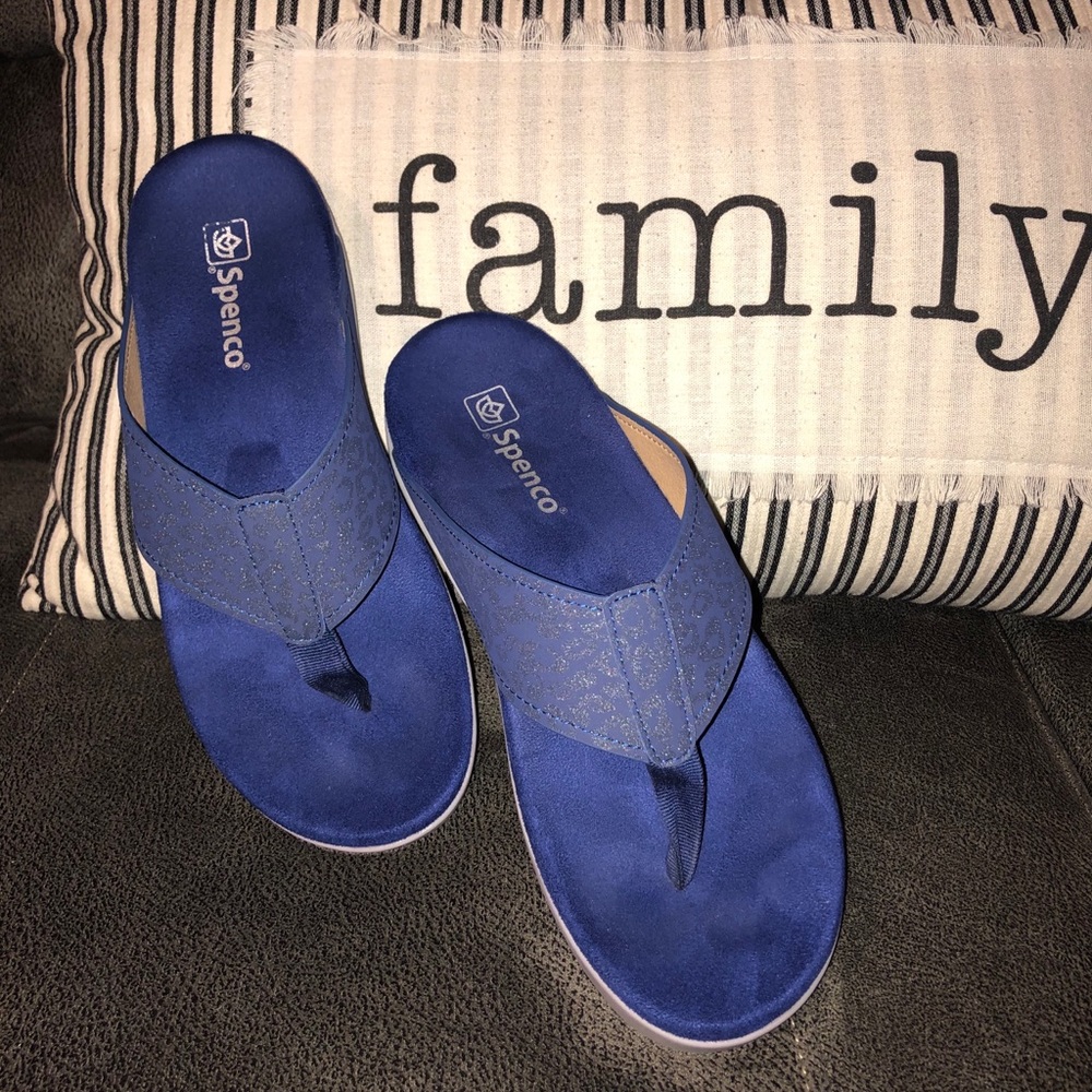 Spenco Hampton Cheetah Flip Flops